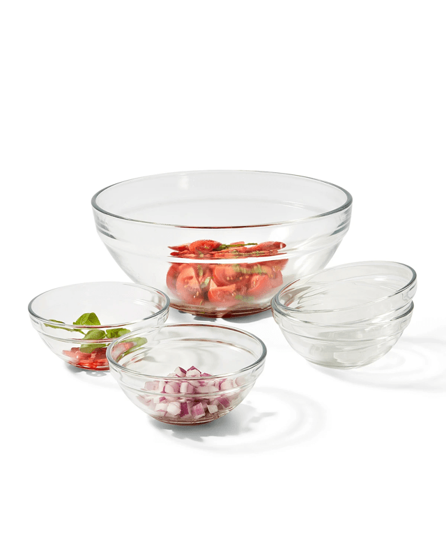 Set of 5 Glass Mixing and Prep B
