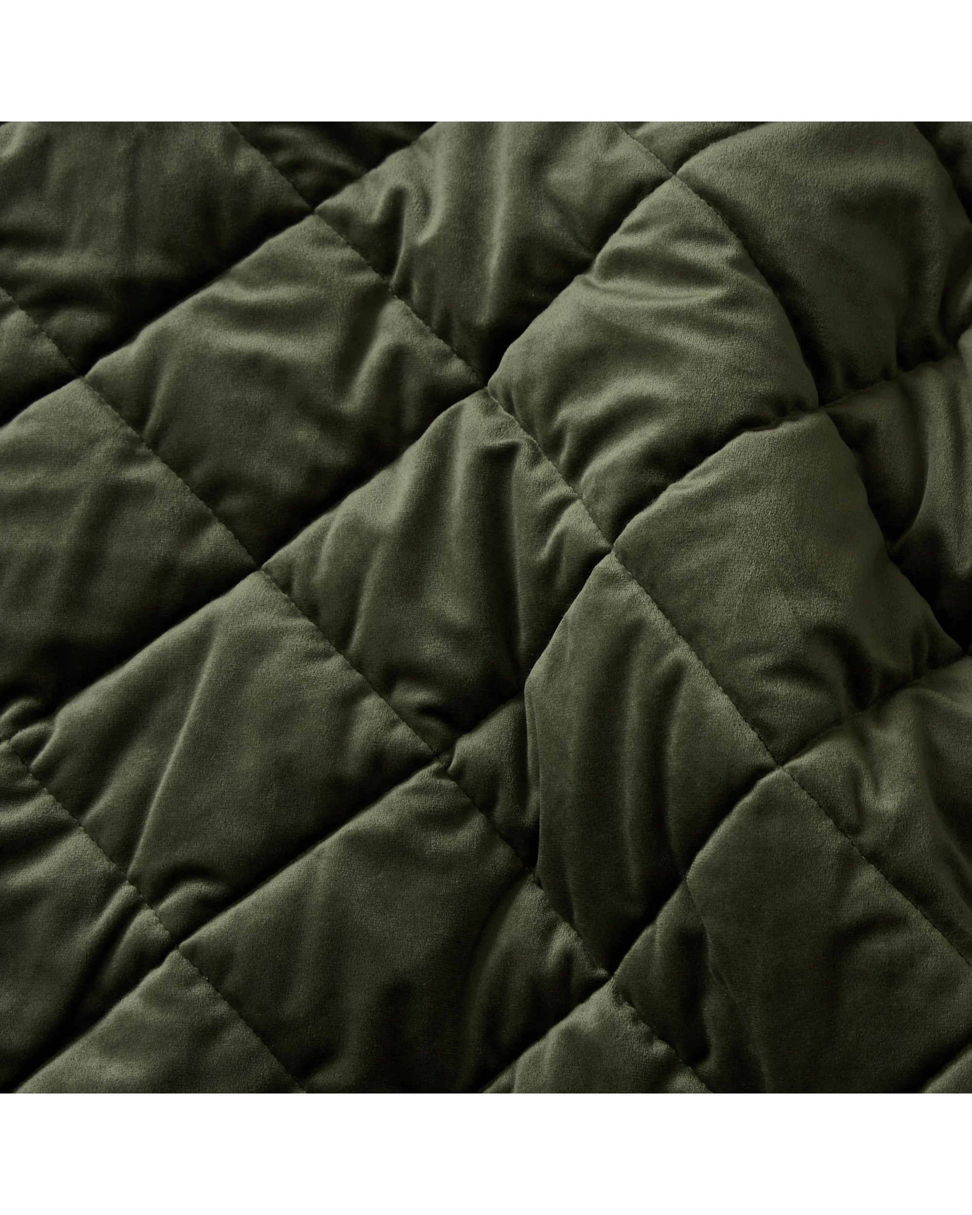 4 Dreamaker Haven Quilted Velvet Heated Throw 130x160cm - Olive, 4 of 8