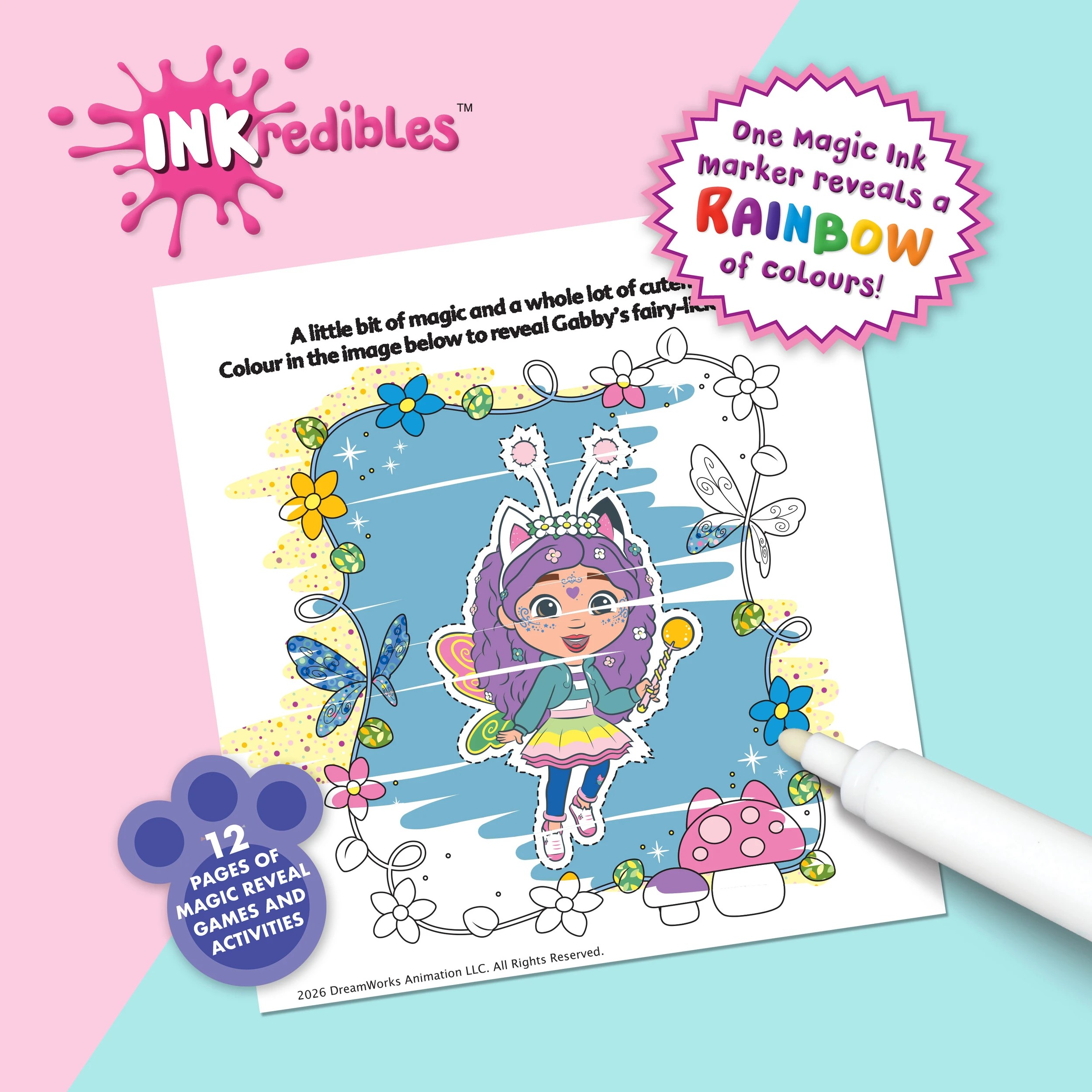 3 INKredibles Gabby's Dollhouse Magic Ink Pictures! - Book, 3 of 5