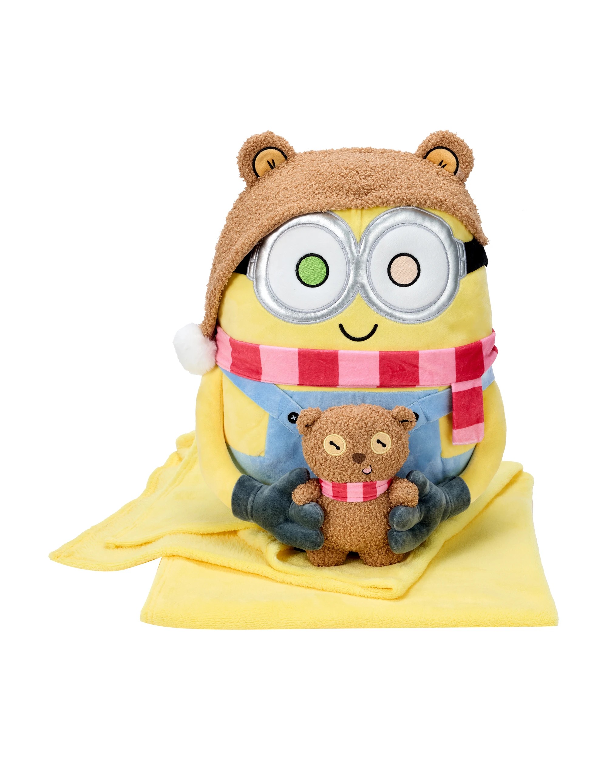 1 Illumination's Minions 2-in-1 Travel Blanket and Pillow, 1 of 6
