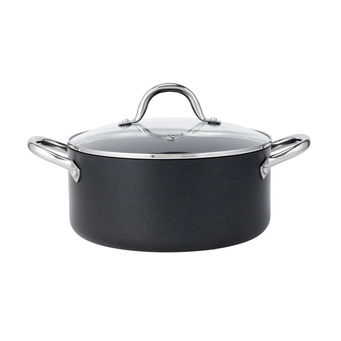 1 24cm Hard Anodised Non-Stick Casserole, 1 of 6