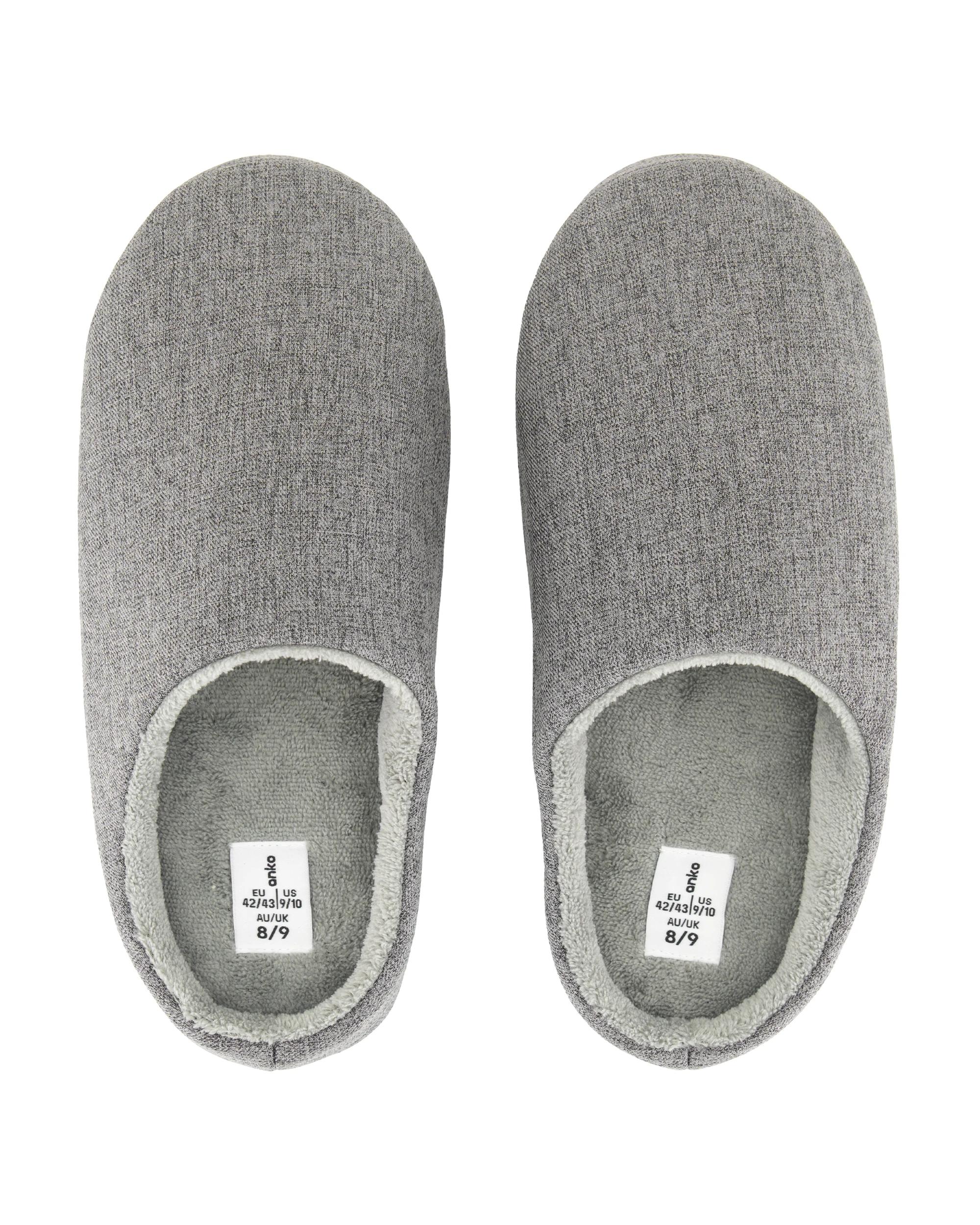 2 Slipper Scuffs GREYISH CHARCOAL, 2 of 3