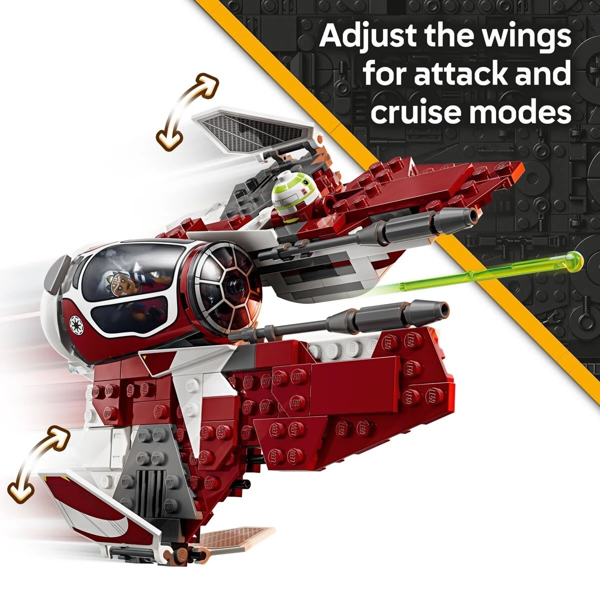 6 LEGO Star Wars Ahsoka's Jedi Interceptor 75401, 6 of 10