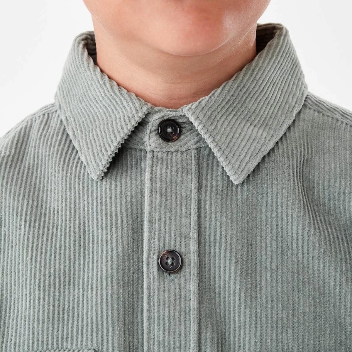 4 Utility Corduroy Overshirt Grn Laurel, 4 of 7