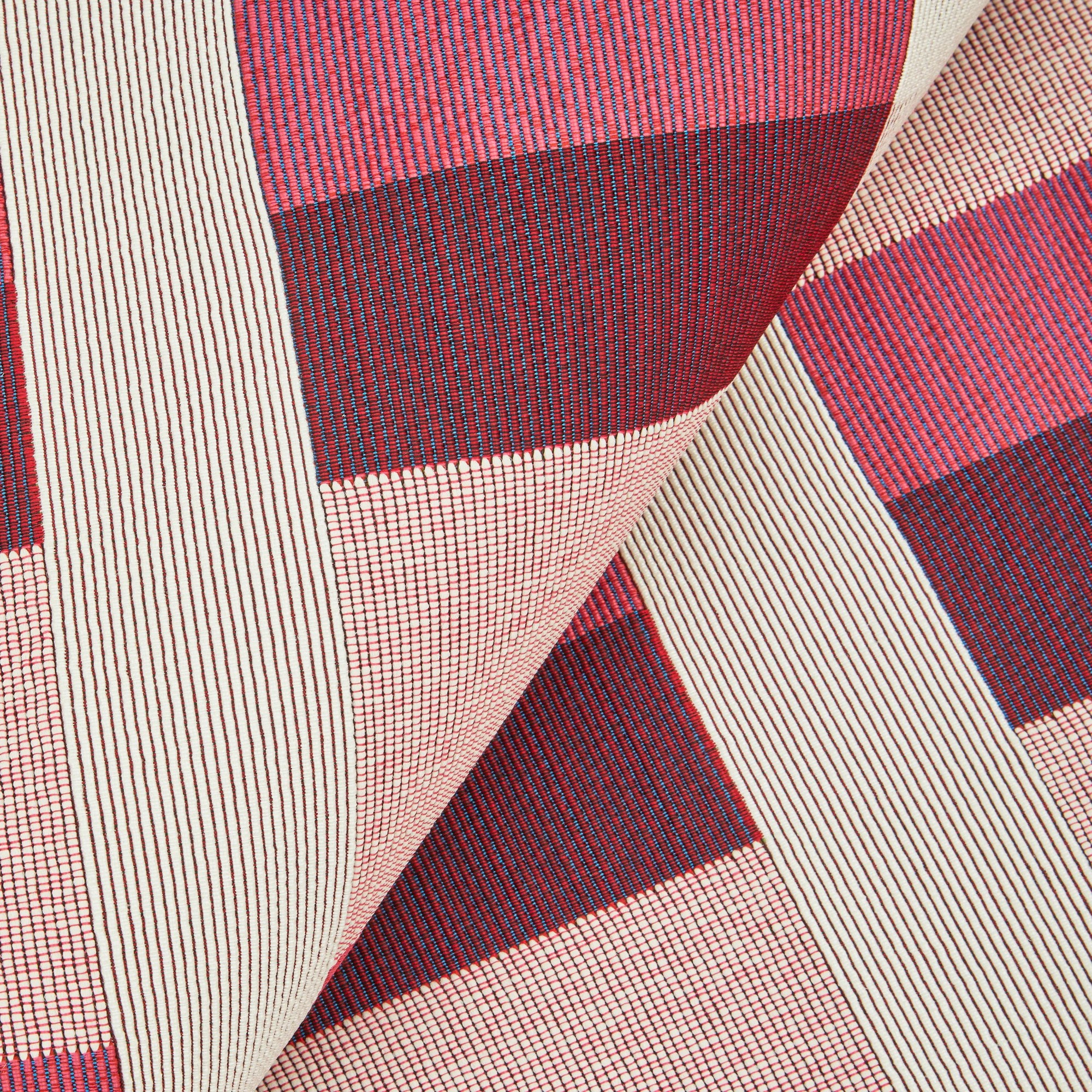8 Common Ground Rugs Horizon Lattice 160x100cm - Small Pet Friendly Outdoor Floor Rug - Red - Pink, 8 of 9