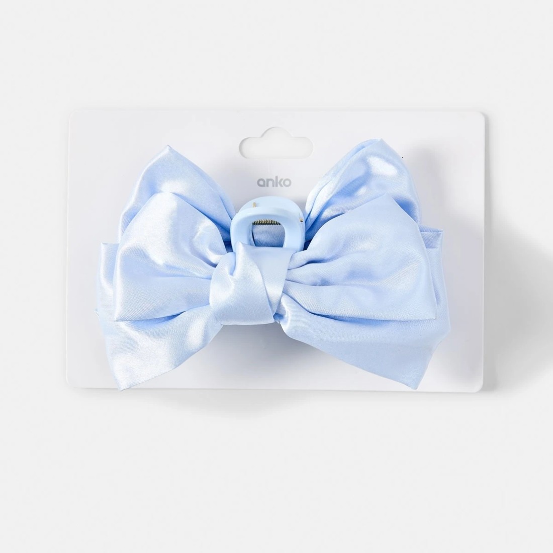 4 Blue Fabric Bow Claw Hair Clip, 4 of 4