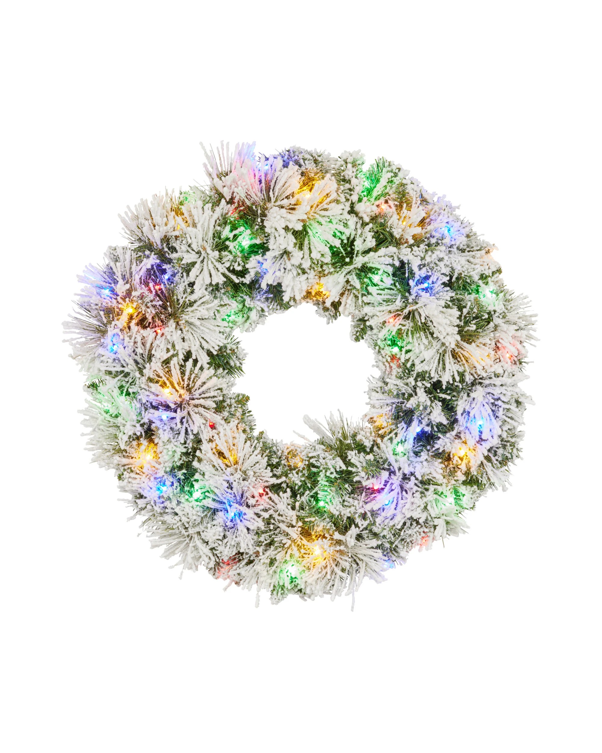 3 Christabelle 61cm Snow Christmas Wreath Lush Majestic Front Door Decoration Ornament, 3 of 8