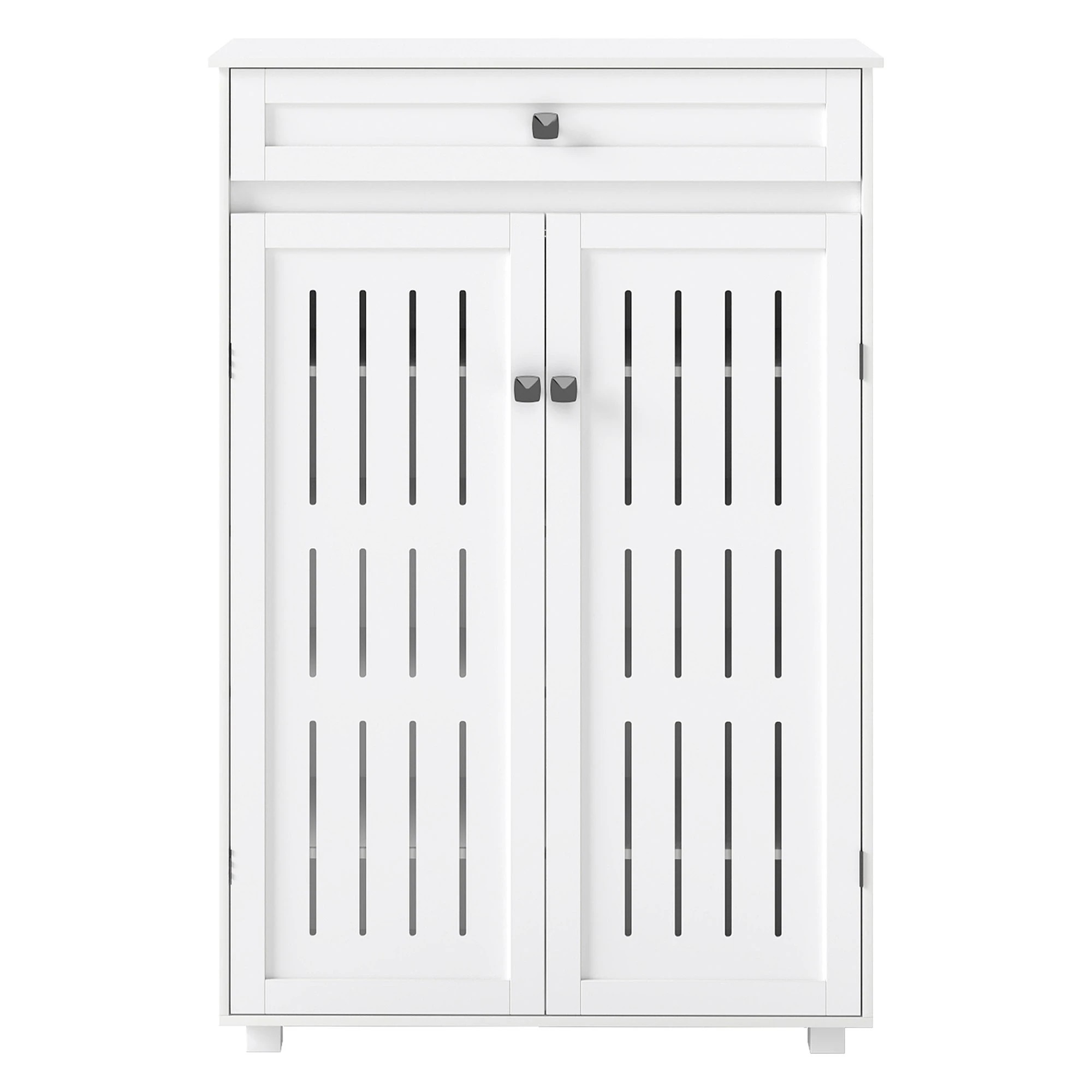 2 Levede Shoe Cabinet 5-Tier - White, 2 of 10