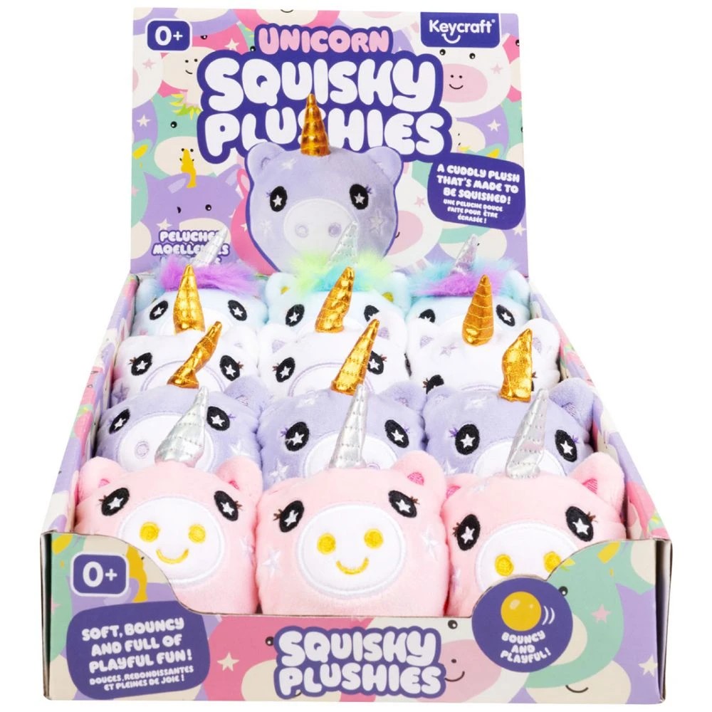 2 Keycraft Unicorn Squishy Plushies Assorted, 2 of 10
