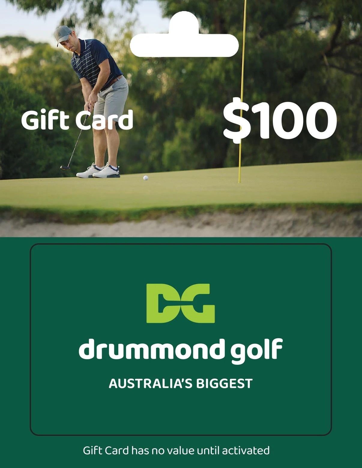 1 Drummond Golf $100 Gift Card, 1 of 1