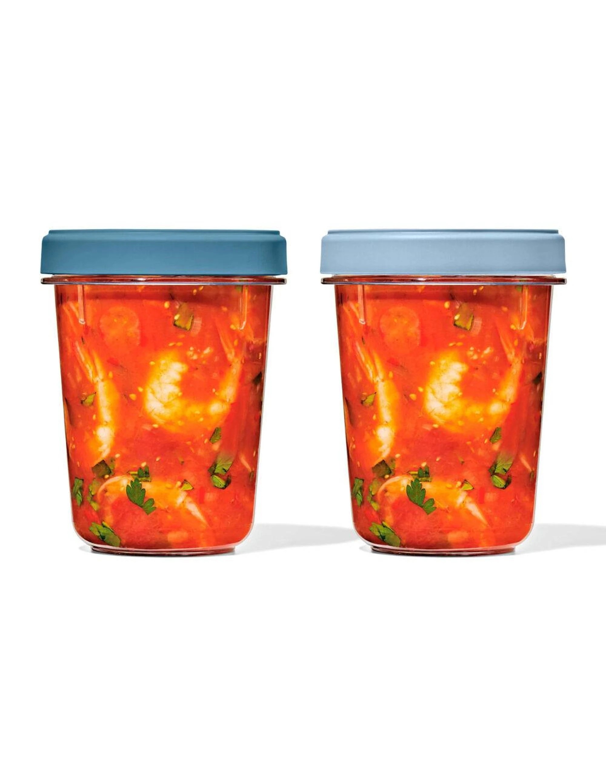 1 OXO Good Grips Twist & Stack Container 2 Pack 946ml - Clear, 1 of 1