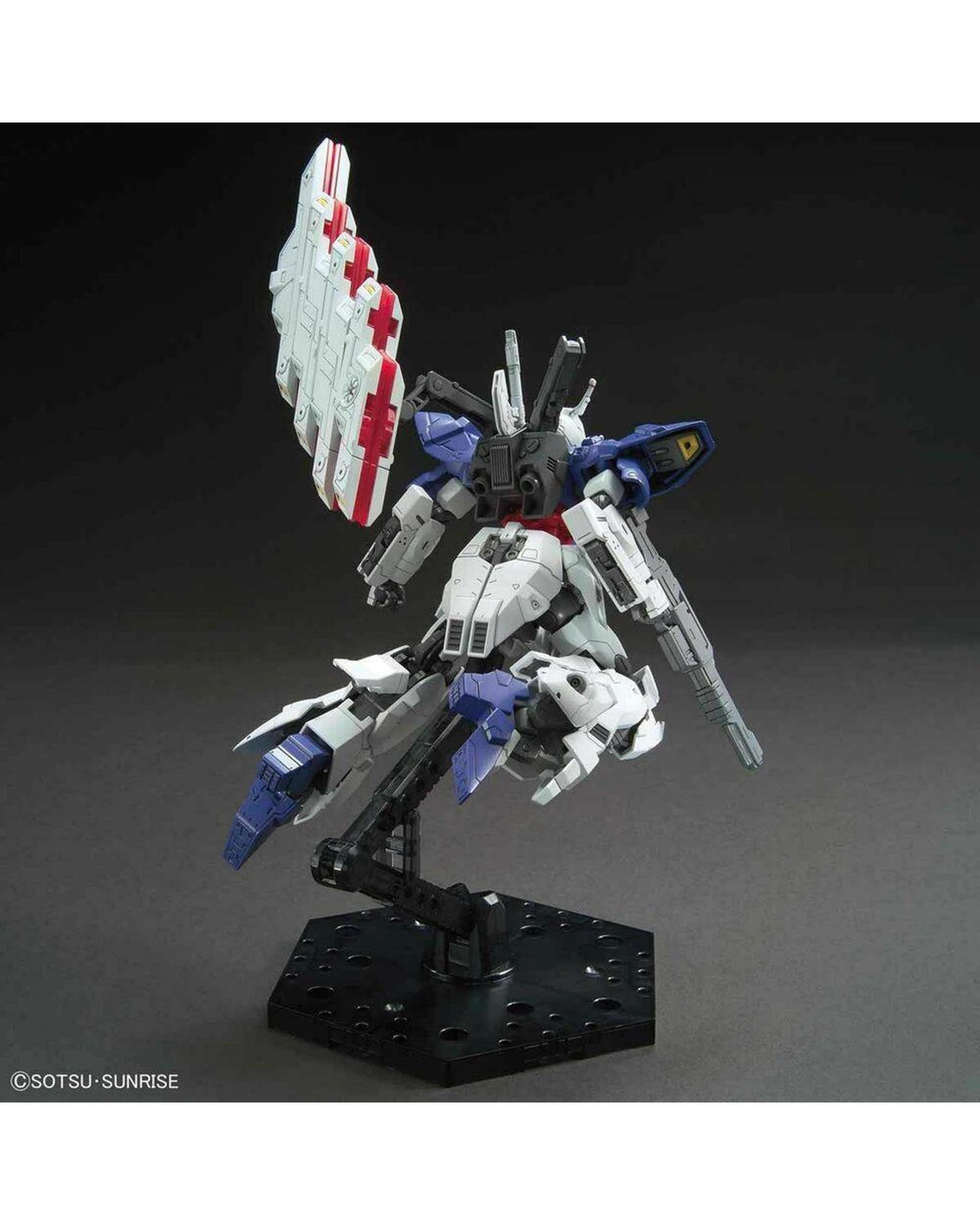 9 Bandai Gundam HGUC AMS-123X-X Moon Gundam 1/144 Model Kit, 9 of 9