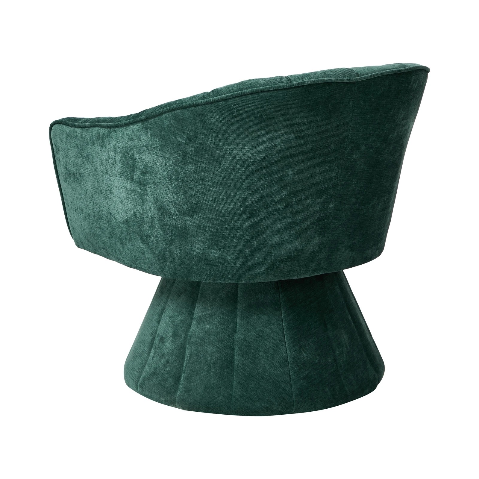 9 Oikiture Swivel Armchair Linen Fabric Lounge Chair Accent Chair - Green, 9 of 10
