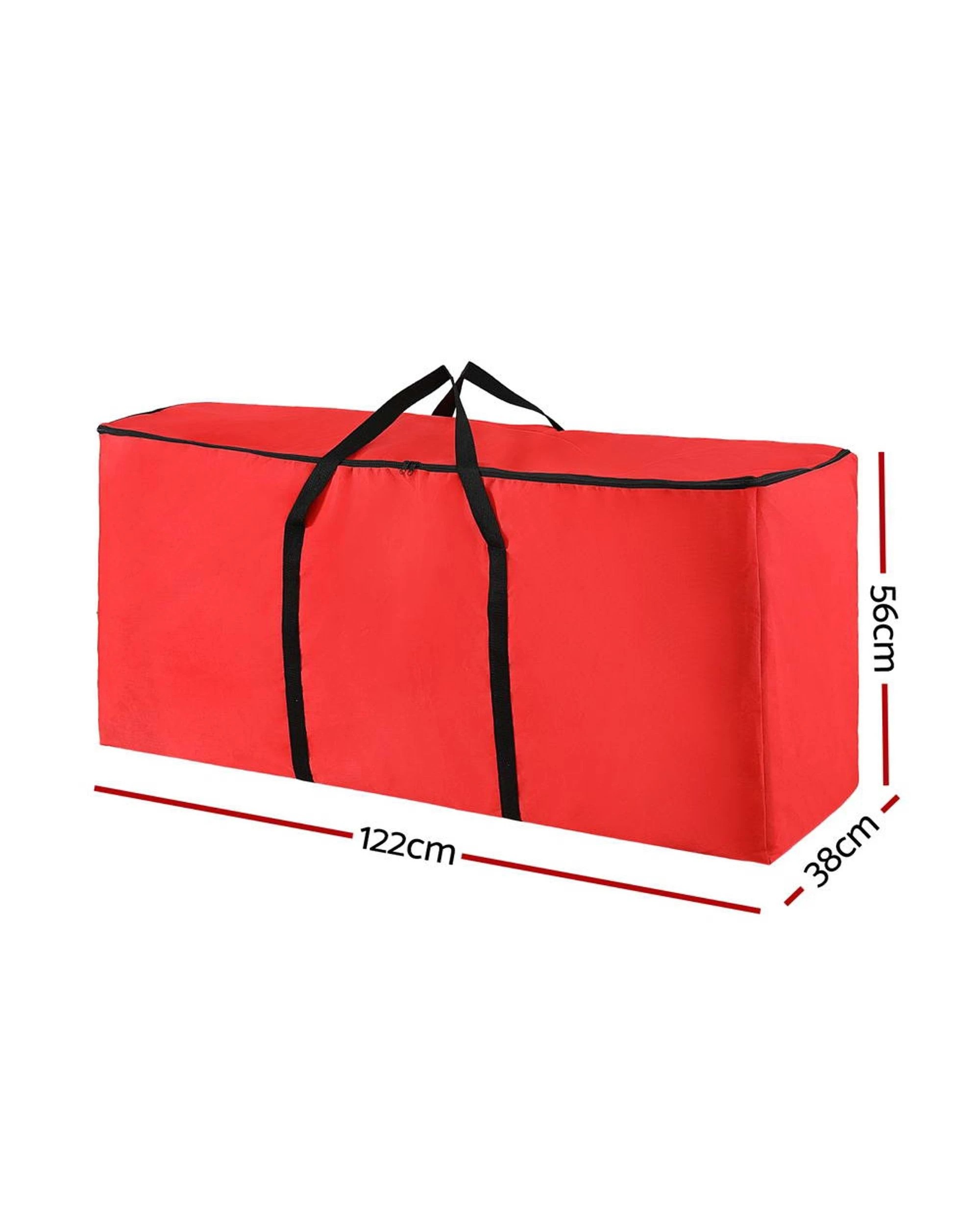 2 Jingle Jollys Christmas Tree Storage Bag Fits Up To 8ft Tree Xmas Bag Red
 - Red, 2 of 3