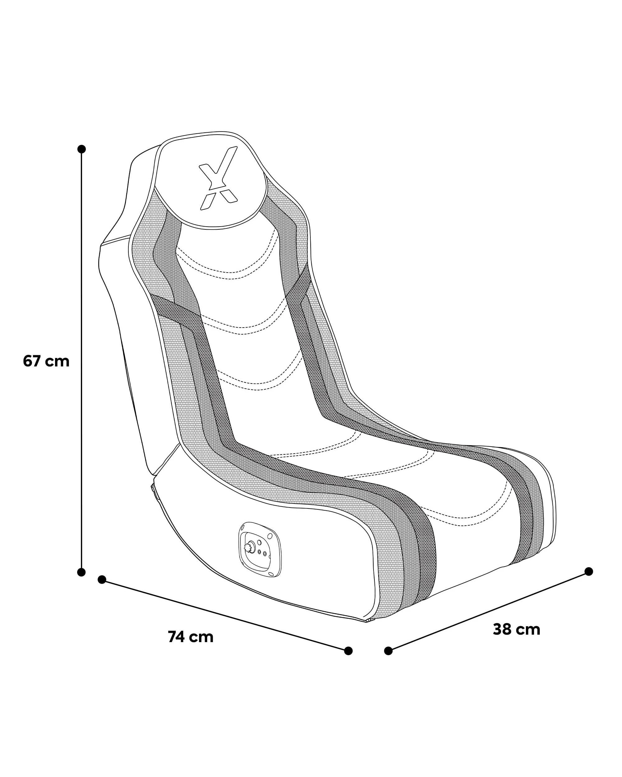 10 X-Rocker: Chimera 2.0 Rocker with RGB App Control, 10 of 10
