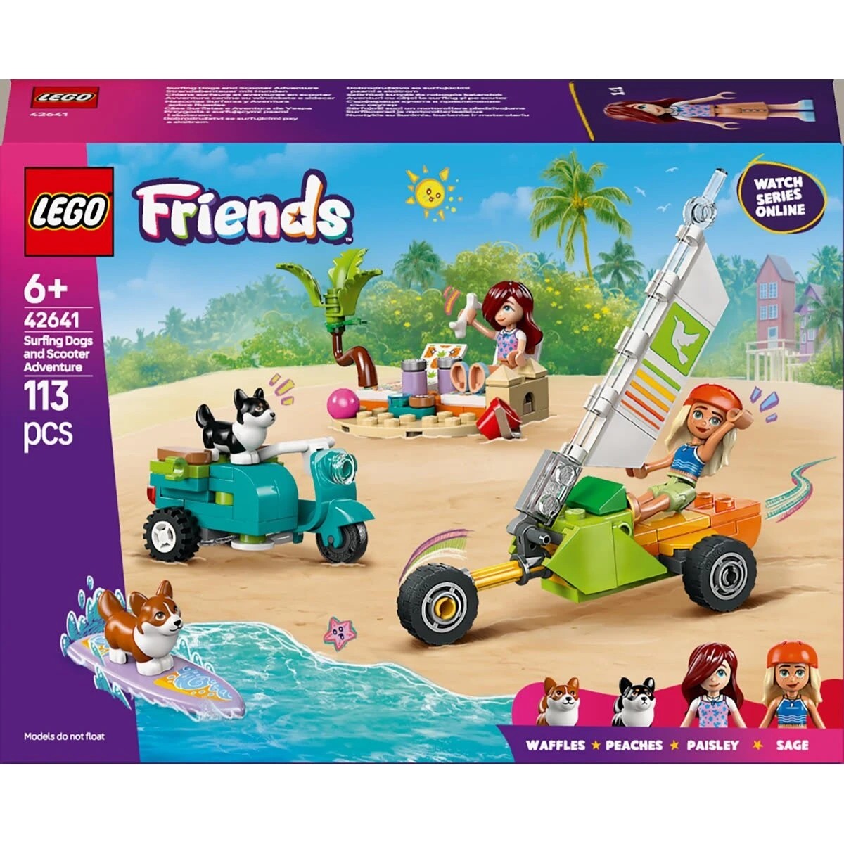 1 LEGO Friends Surfing Dogs and Scooter Adventure 42641, 1 of 10