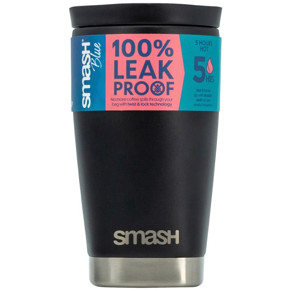 5 Smash Blue Stainless Steel Barista Buddy 350mL Black, 5 of 7