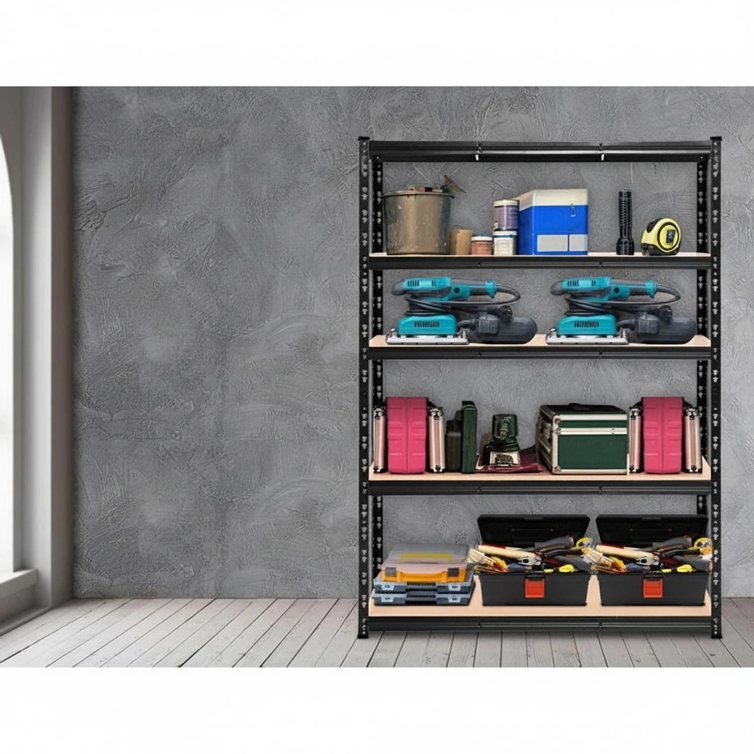 4 Giantz 2.4Mx1.8M Garage Shelving Warehouse Rack Pallet Racking Storage Shelve - Multi, 4 of 6