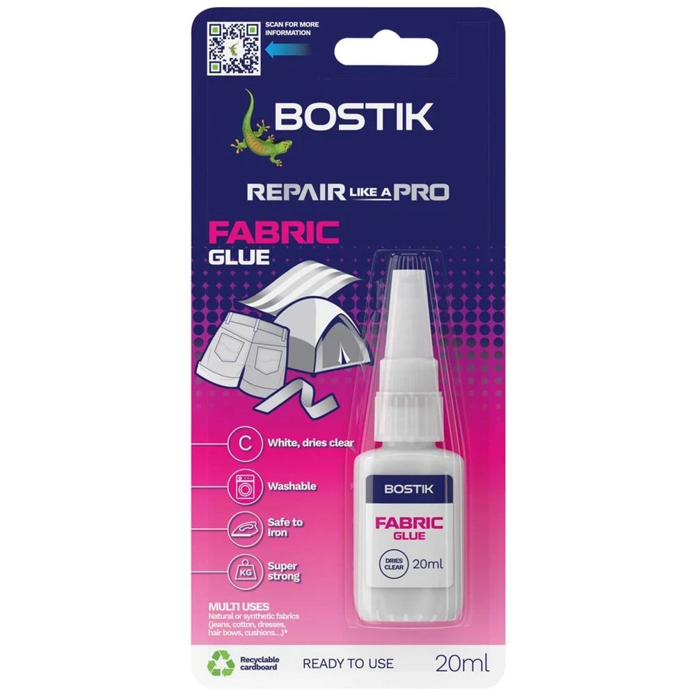 1 Bostik Fabric Glue 20g, 1 of 3