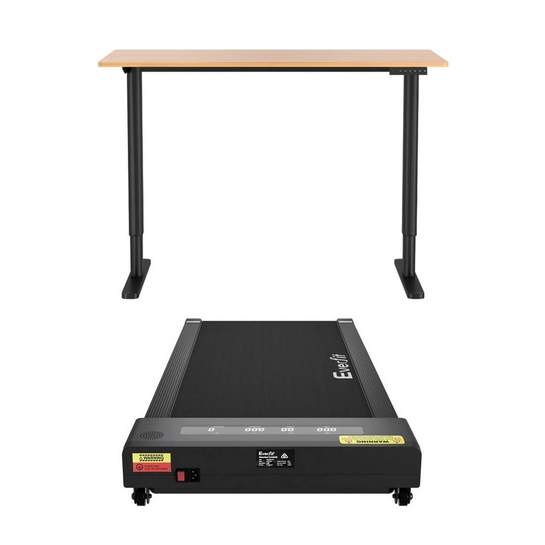 3 Artiss Electric Treadmill with 120cm Automatic Standing Desk Walking Pad 400mm - Multi, 3 of 9