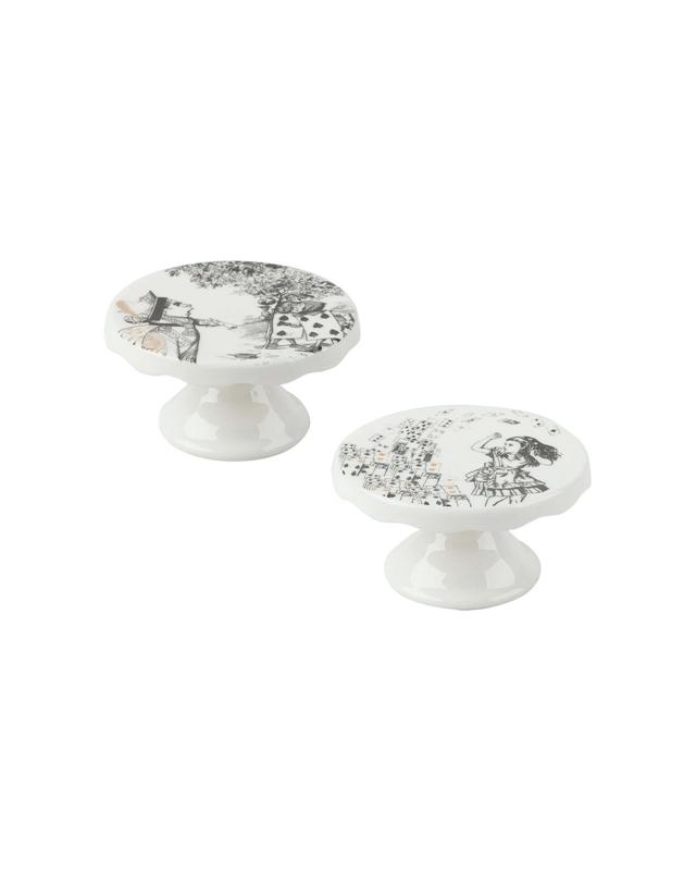 Mikasa 2pc V & A Alice In Wonderland Mini Cake Stand Set - W