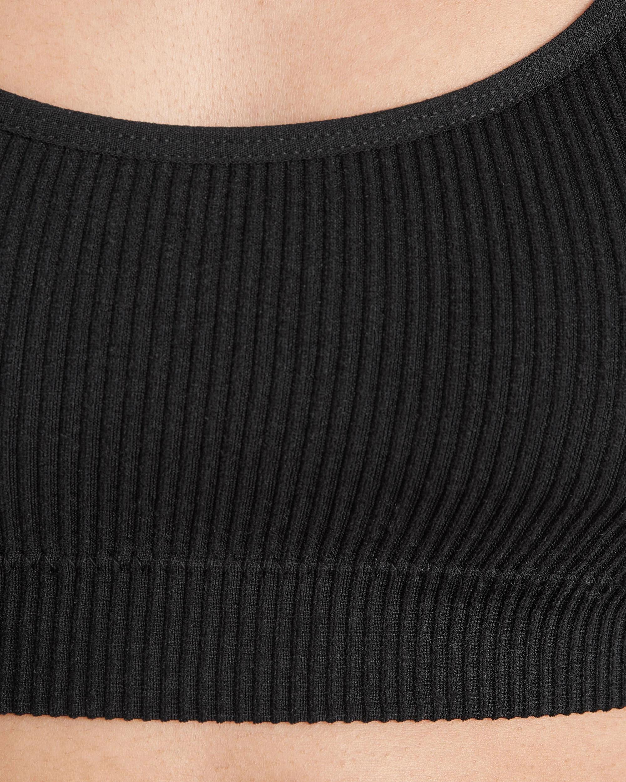 4 Ribbed Strappy Crop Top - Lily Loves BLACK, 4 of 10