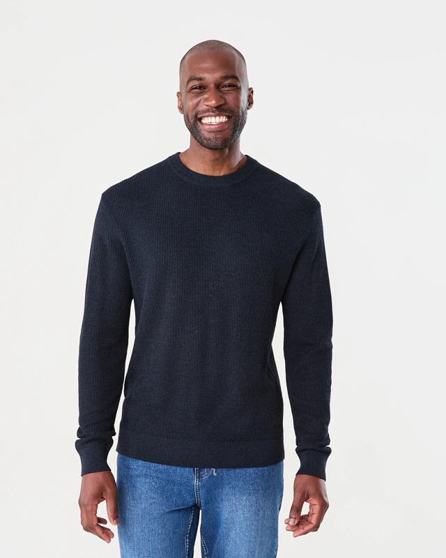 Lightweight Crew Neck Knit Ju