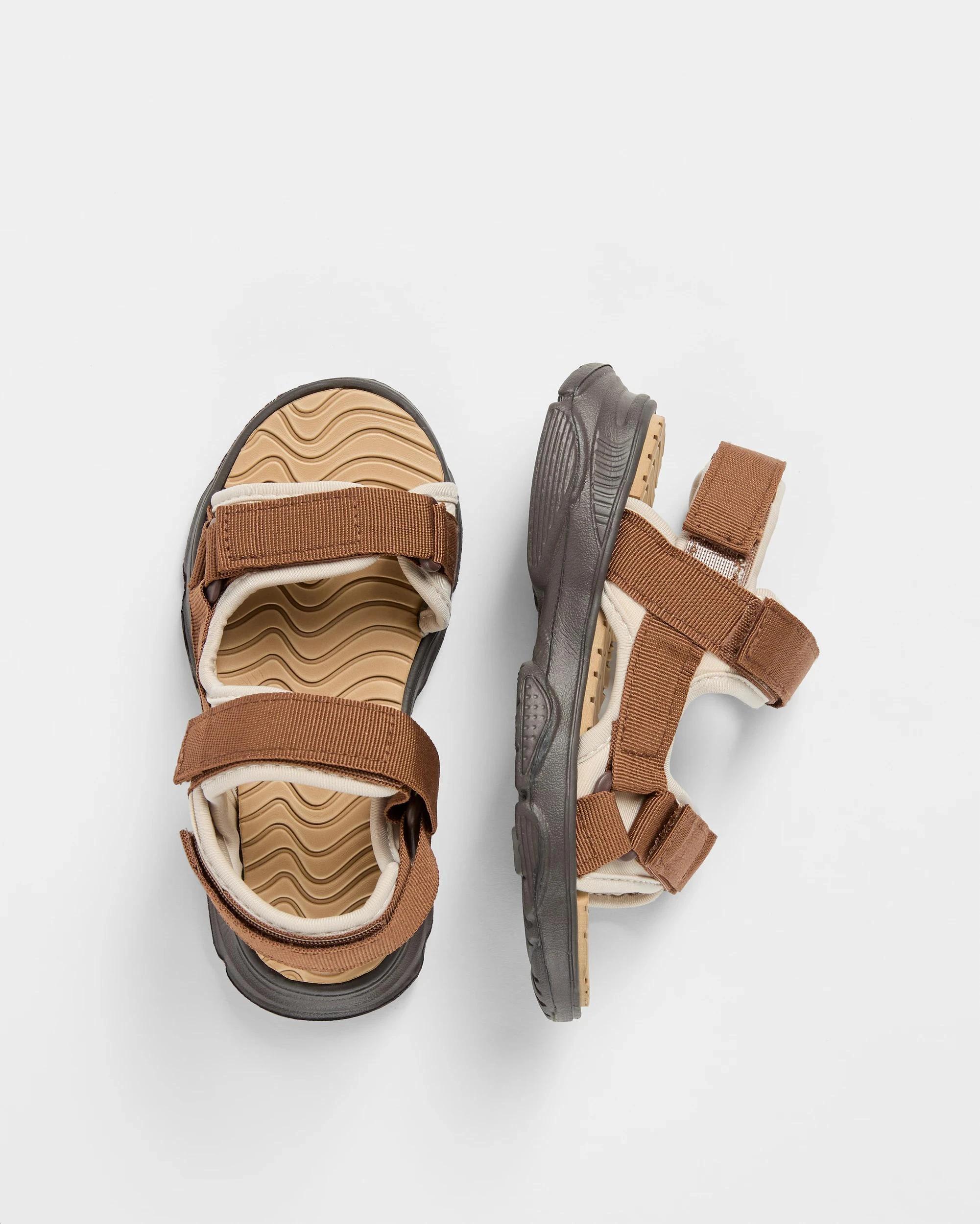 2 Target Boys Junior Webbing Sandal BROWN, 2 of 3