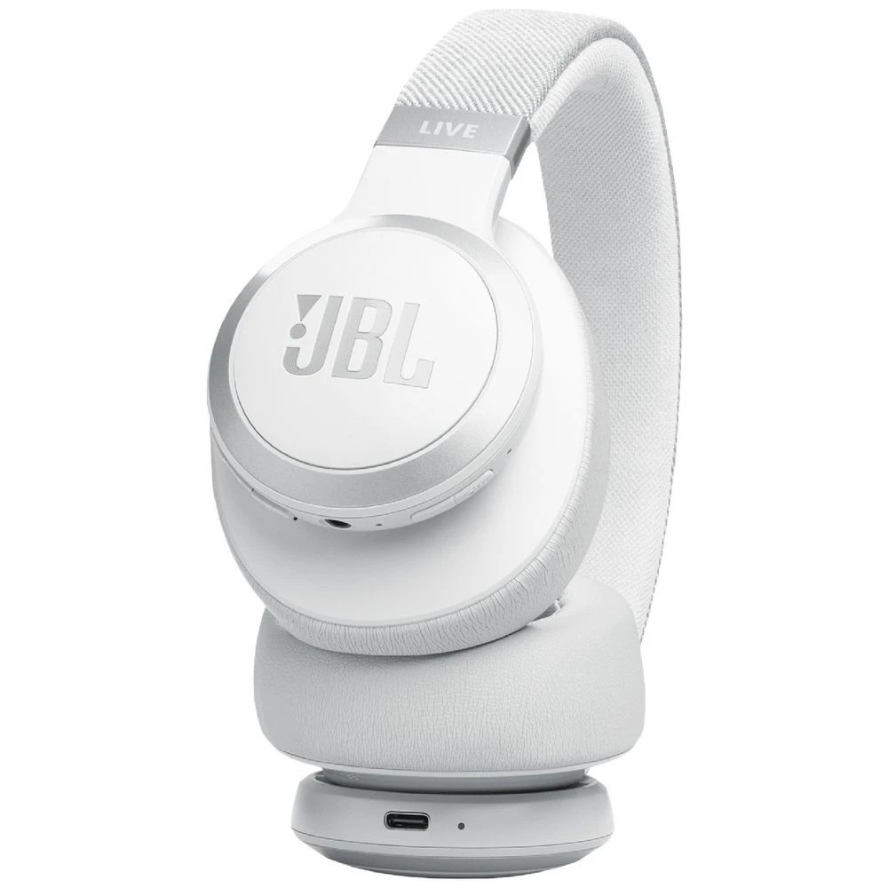 4 JBL Live 770 Wireless On-Ear Headphones White, 4 of 10