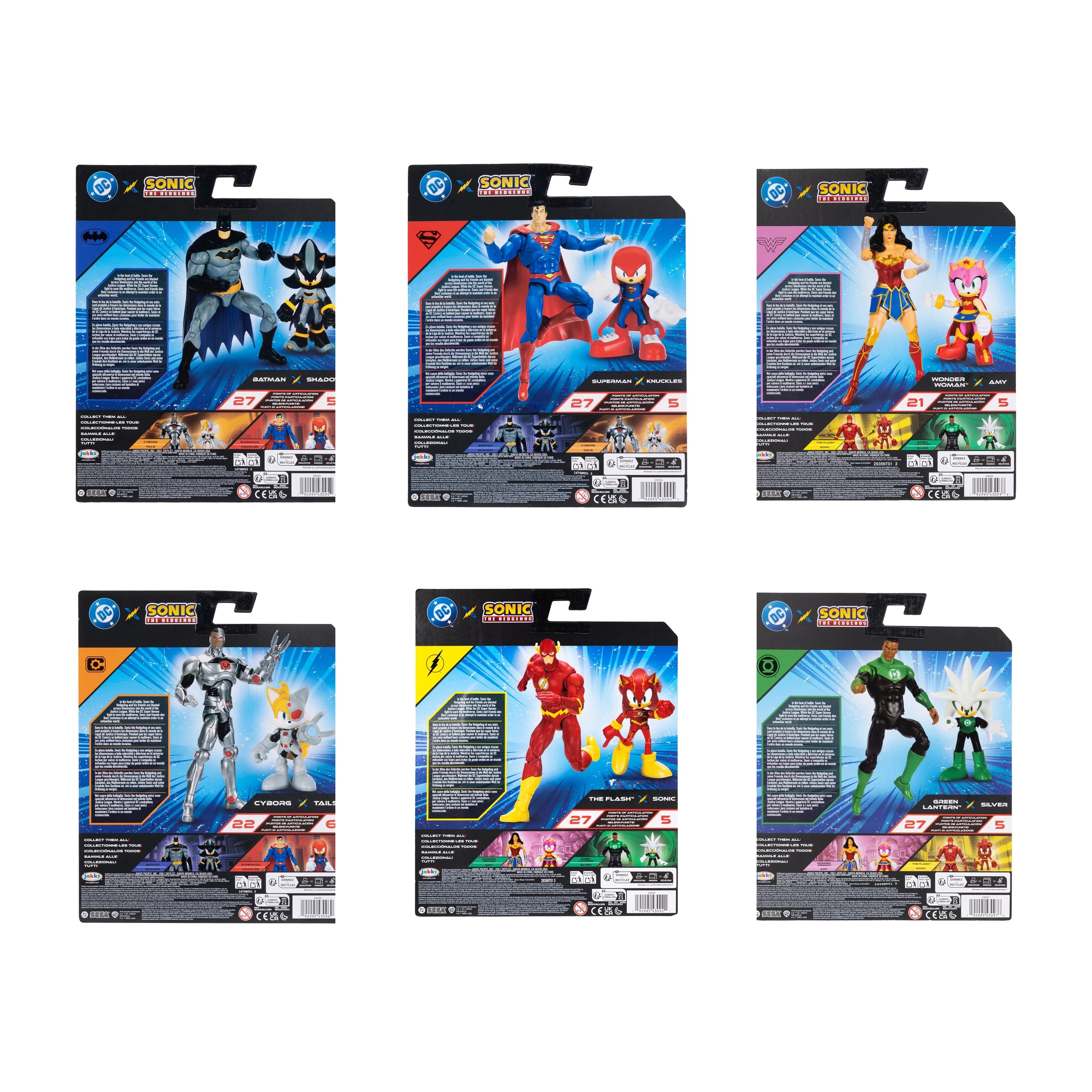 8 DC x Sonic The Hedgehog Multipack Set - Assorted, 8 of 8