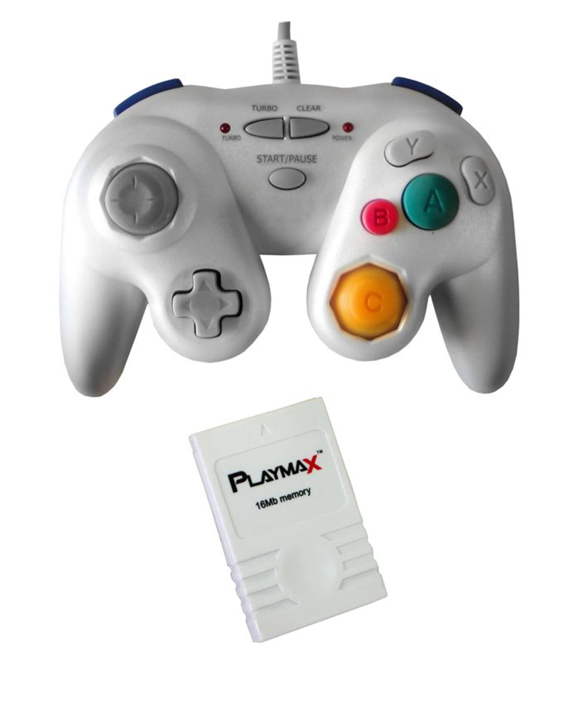 1 Playmax Classic Controller with 16MB Memory Card for Wii and Gamecube, 1 of 4