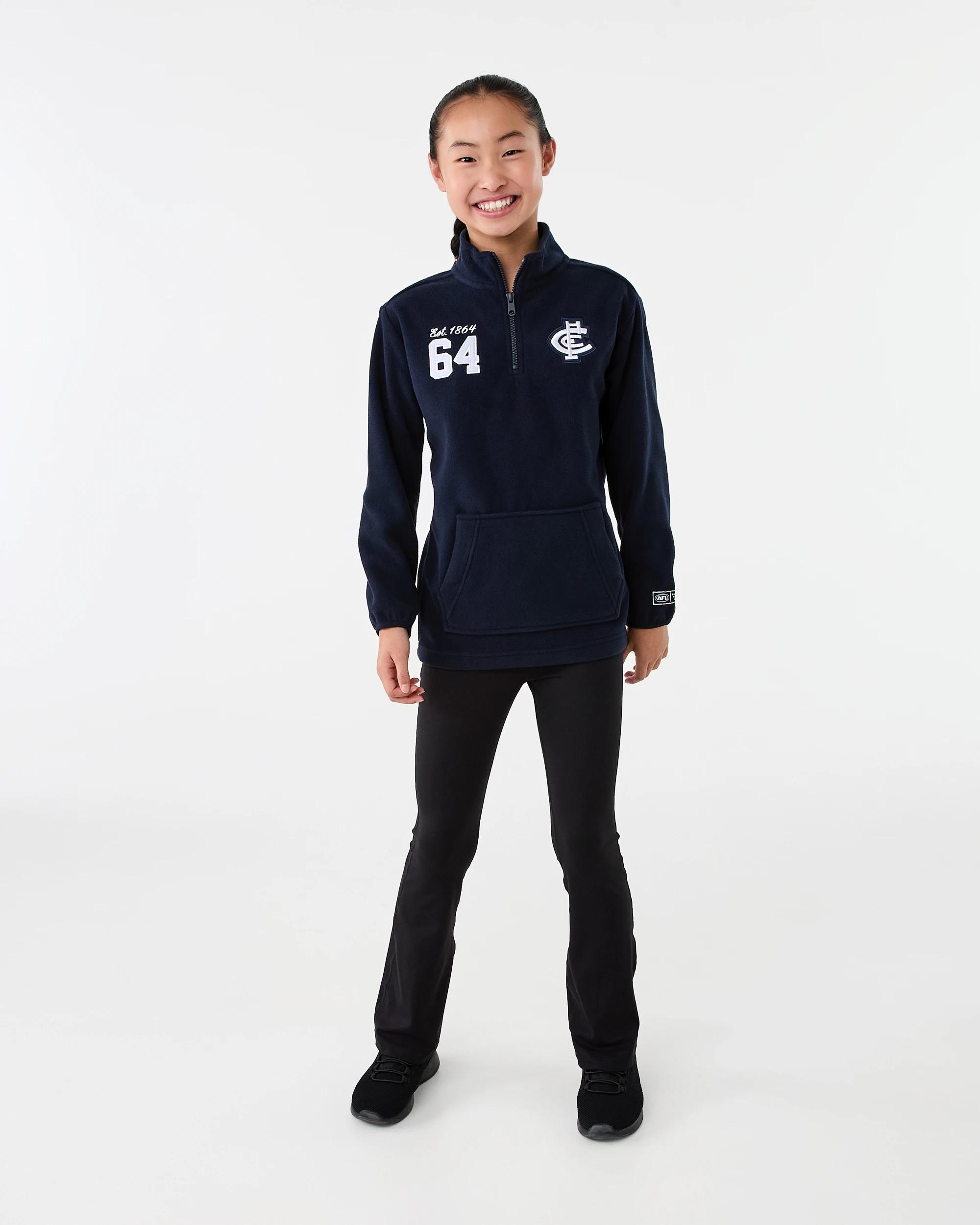 8 Official AFL Kids Polar Fleece Jacket Carlton, 8 of 10