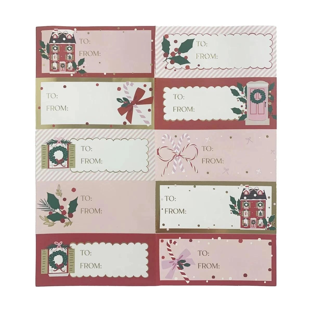 2 10 Pack Wishing Tree Christmas Stickers - Assorted, 2 of 5