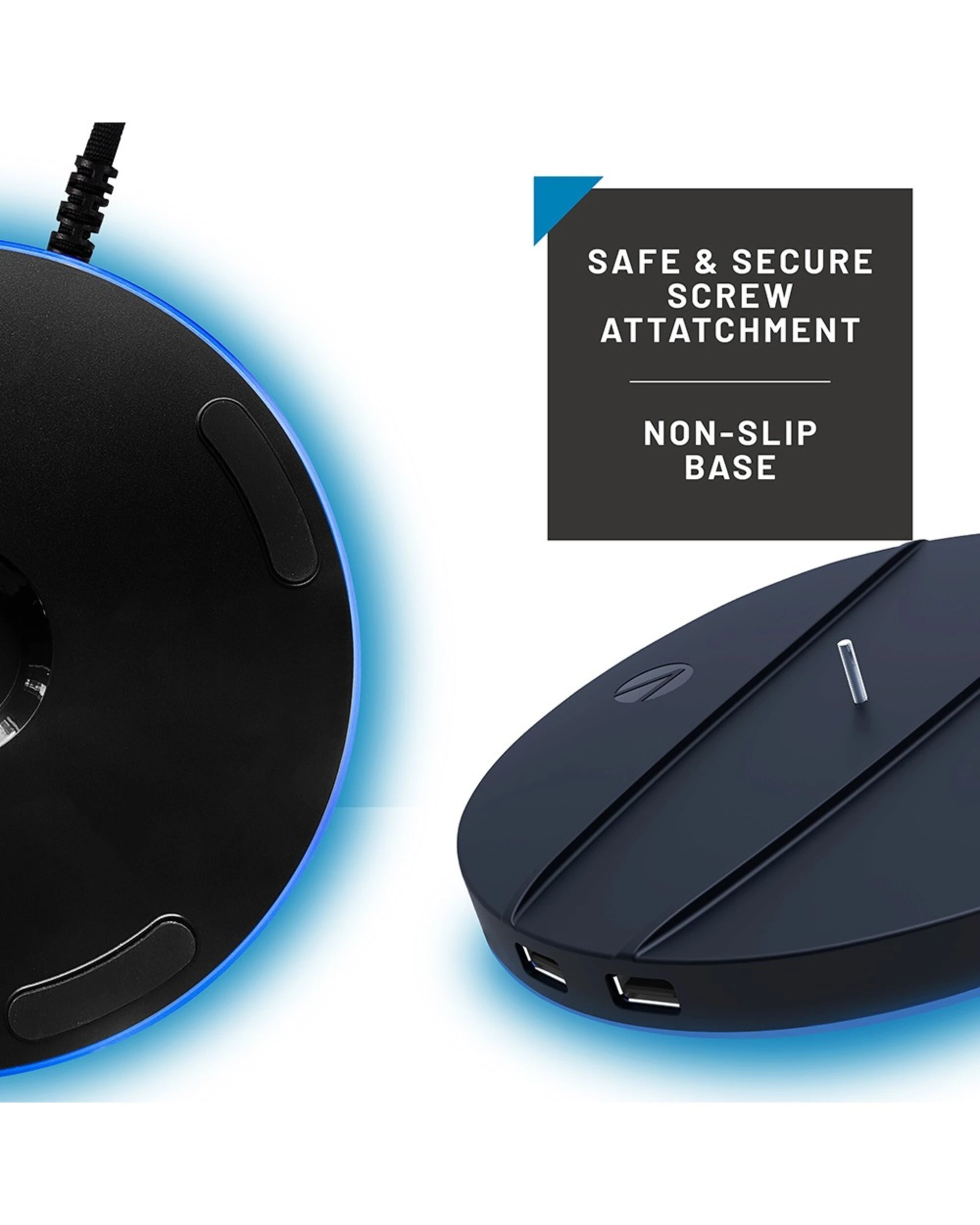 5 4Gamers PS5 Slim Vertical Stand With USB Charging Ports - White, 5 of 5