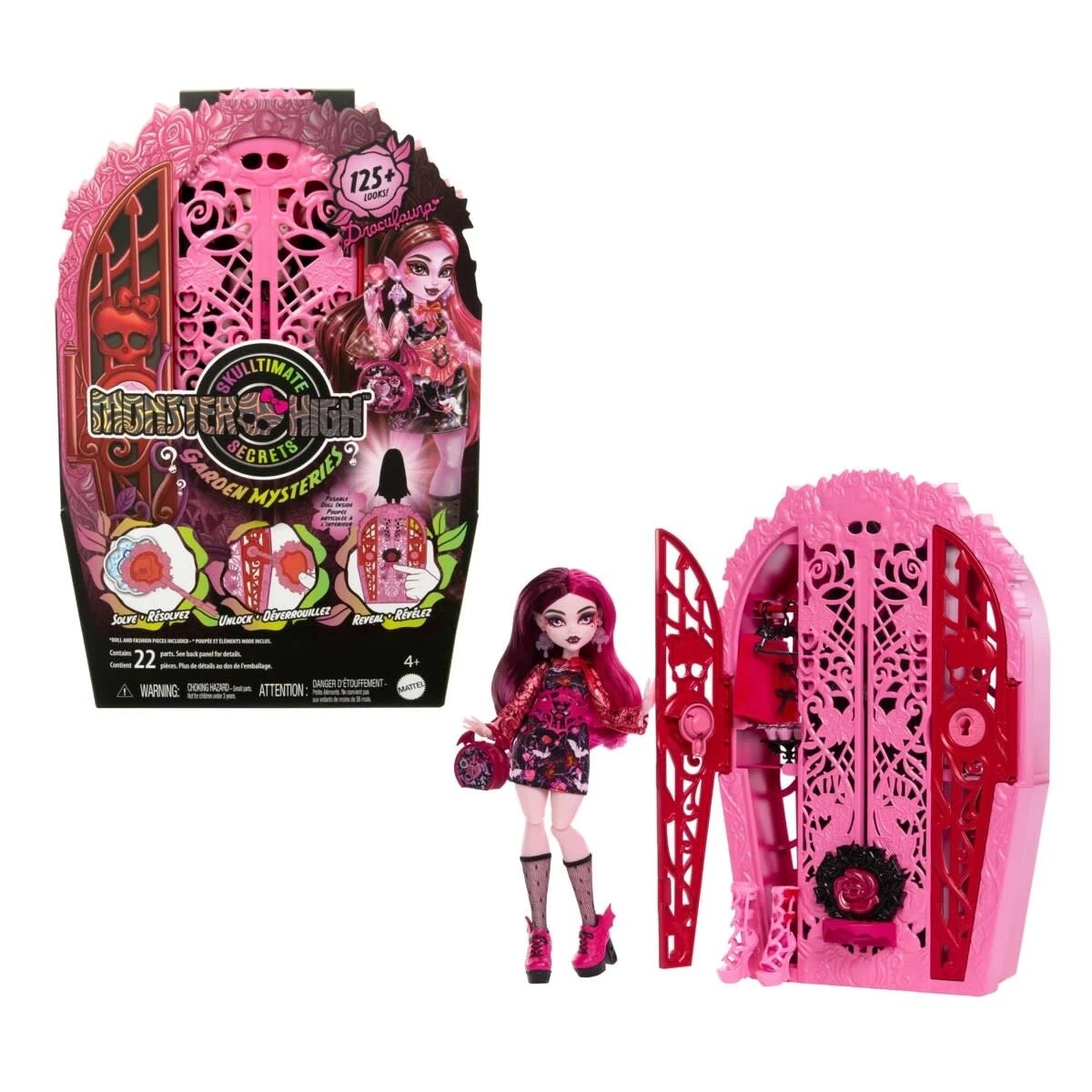 1 Monster High Skulltimate Secrets Garden Mysteries Draculaura Doll Playset, 1 of 9