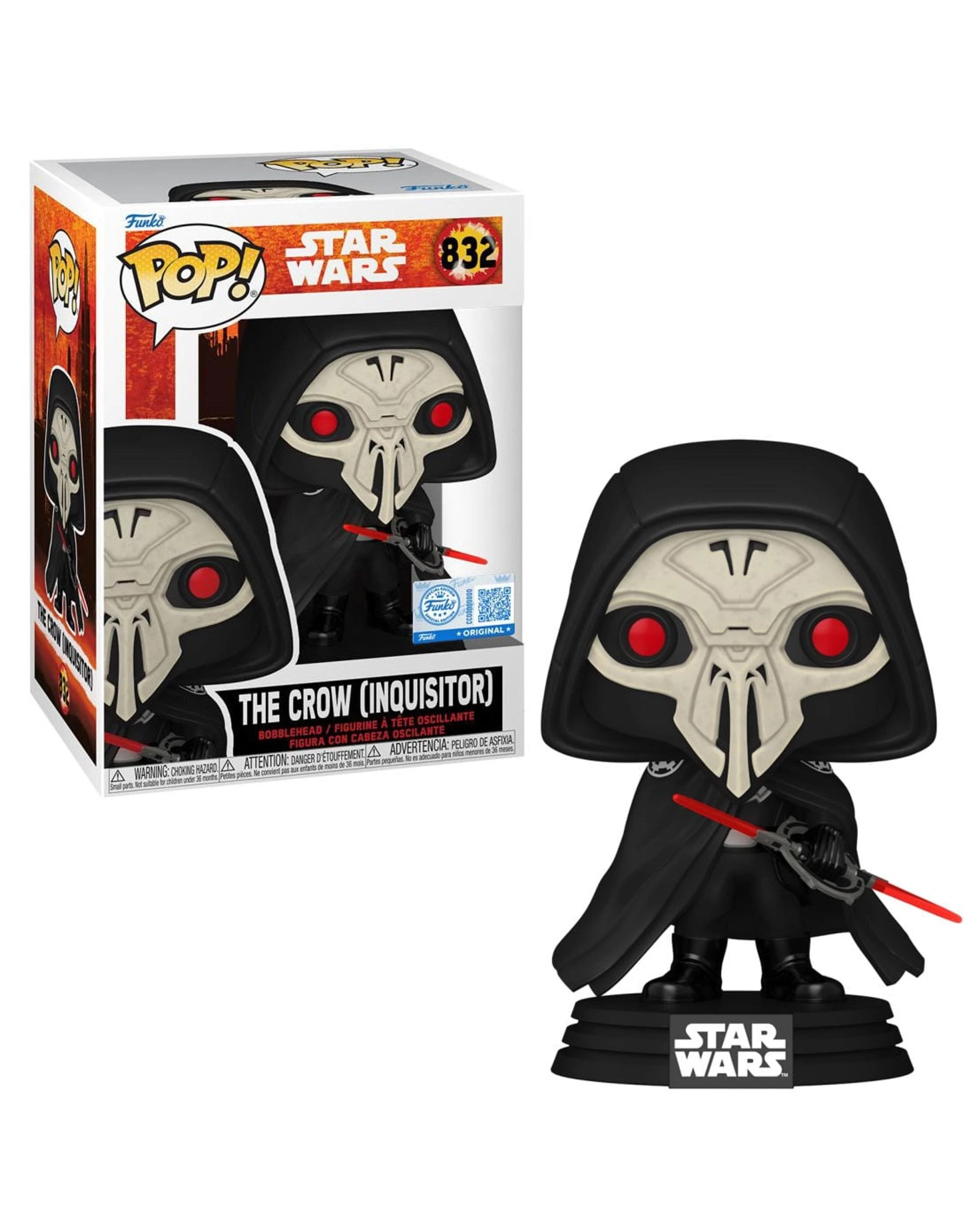 1 Star Wars: Maul - Shadow Lord The Crow - Inquisitor -  Funko POP! Vinyl, 1 of 3