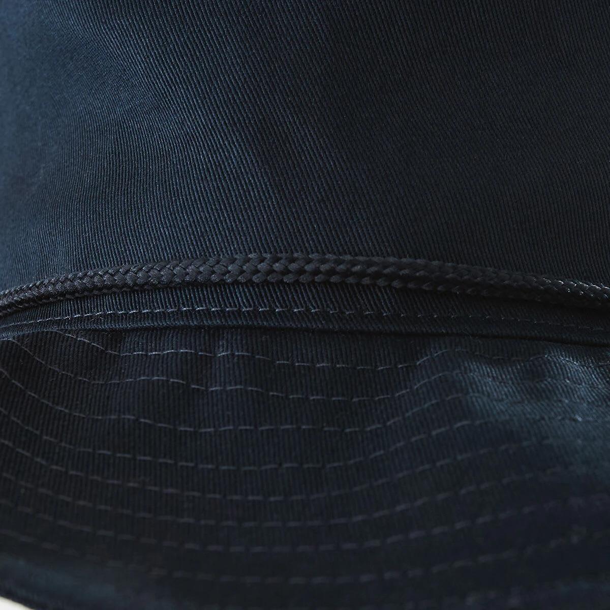 4 Wide Brim Fisherman Hat Navy, 4 of 4