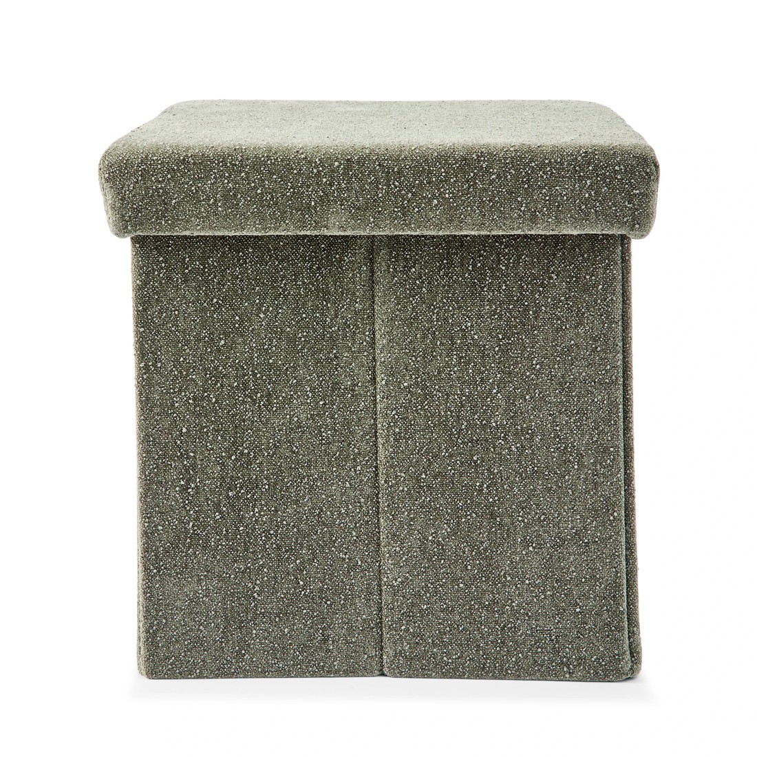 8 Square Storage Ottoman - Green, 8 of 10