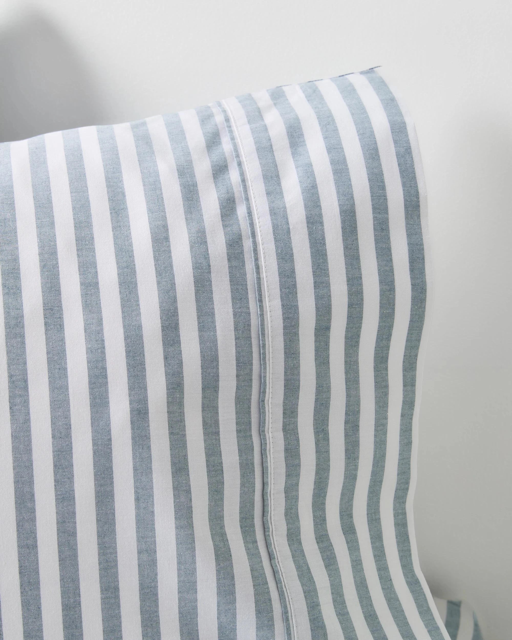 2 Target Australian Cotton Mix & Match Pillowcases 2 Pack - Queen Bed - Green, 2 of 2