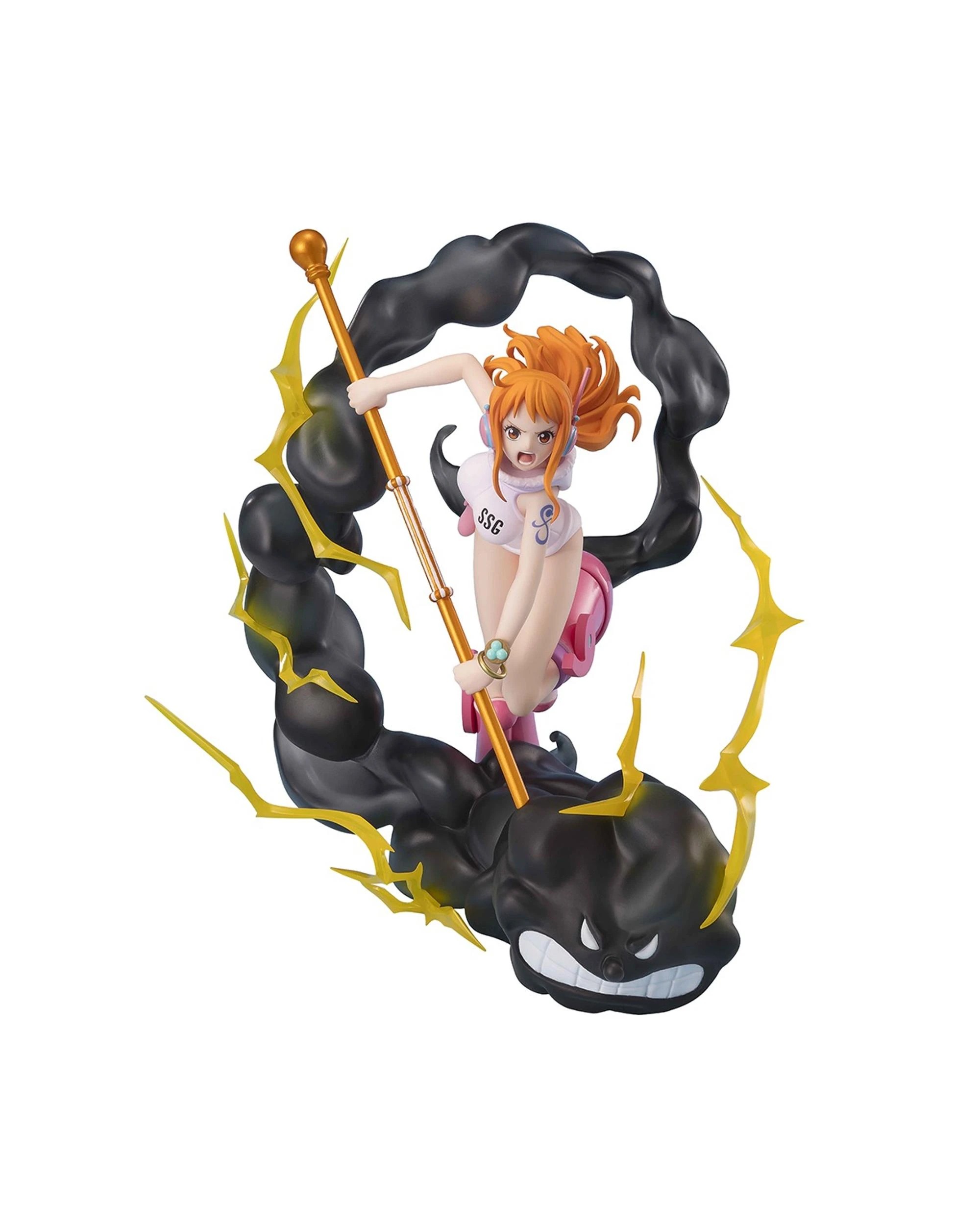 1 Figuarts Zero Extra Battle One Piece Nami Lightning Blast Figure, 1 of 7