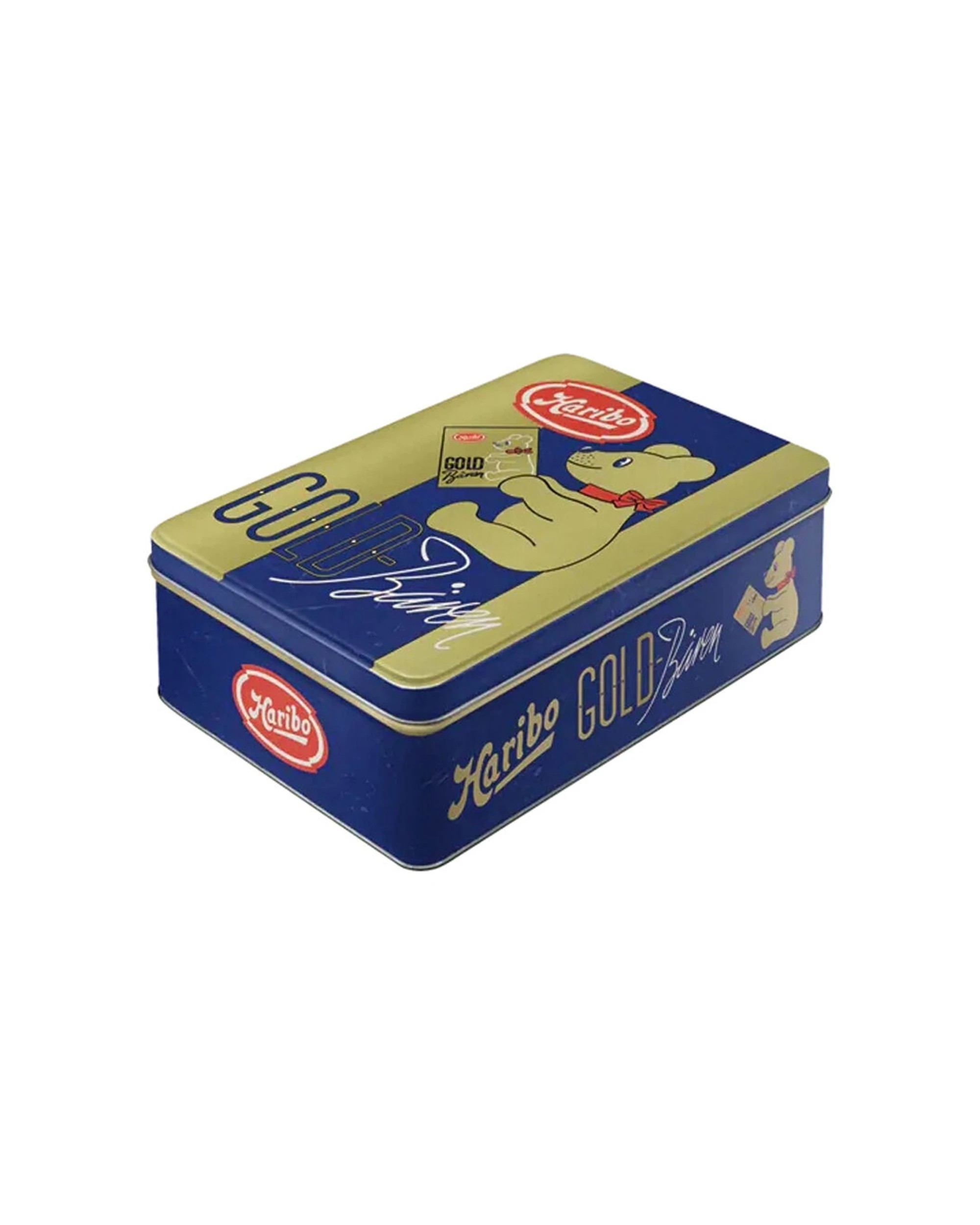 1 Nostalgic Art Flat Tin Storage Box Embossed Design 2.5L Capacity - Haribo Goldbaren - Multi, 1 of 1