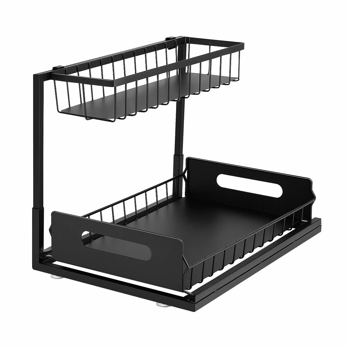 2 AUSWAY Under Sink Storage Rack 2 Tier Counter Organiser, 2 of 2