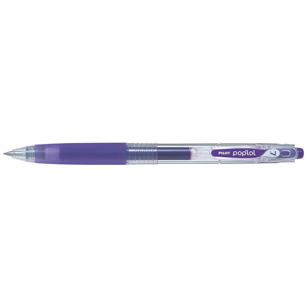1 PILOT Pop'Lol Gel Pen 0.7mm Violet, 1 of 1