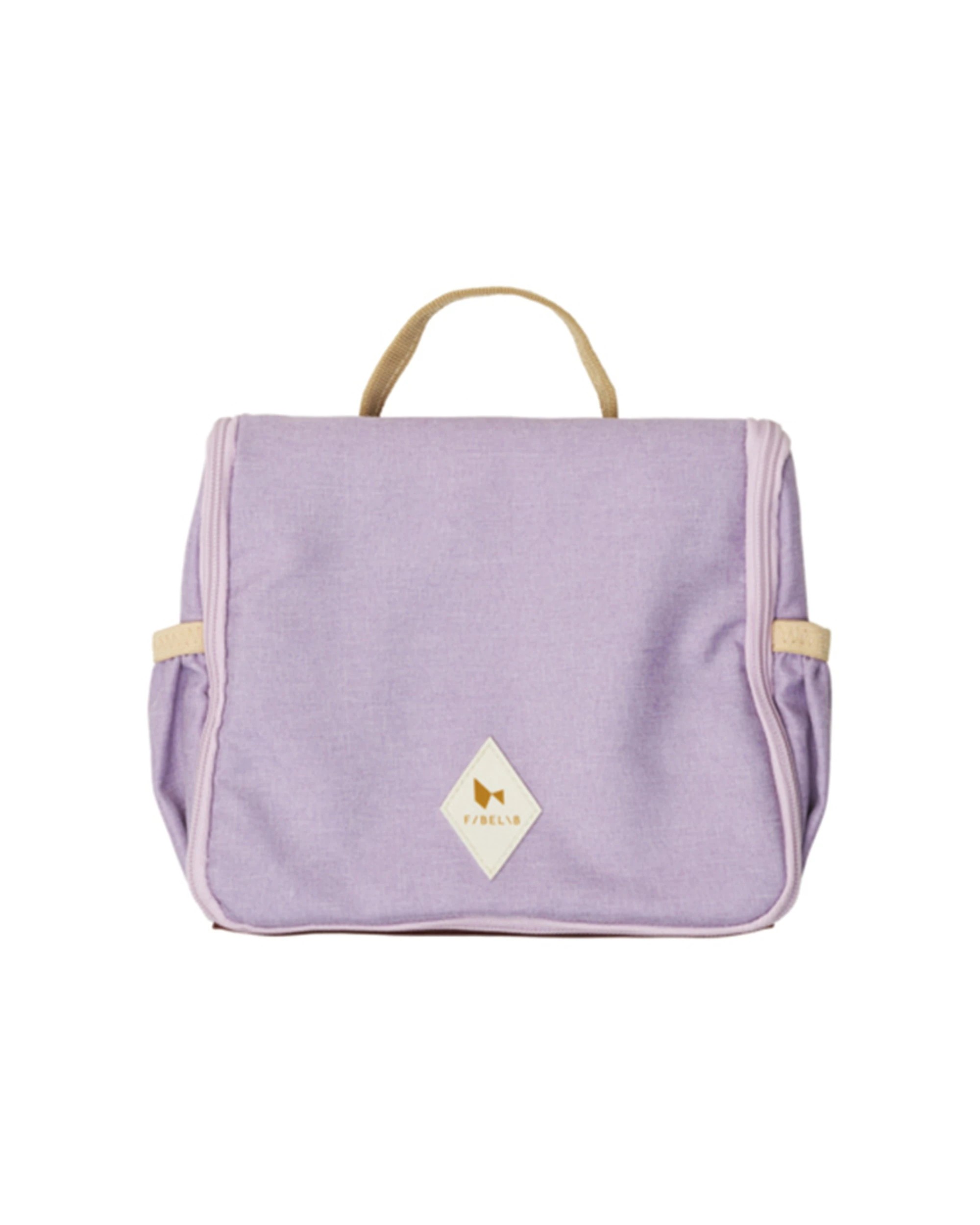1 Fabelab Storage Eco Toiletry Bag with Hanger Recycled Post Consumer 28cm - Purple, 1 of 2