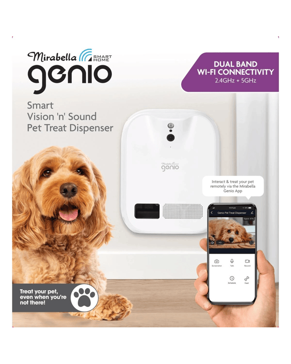 Mirabella Genio Smart Vision 'n' Sound Pet Treat Dispenser
