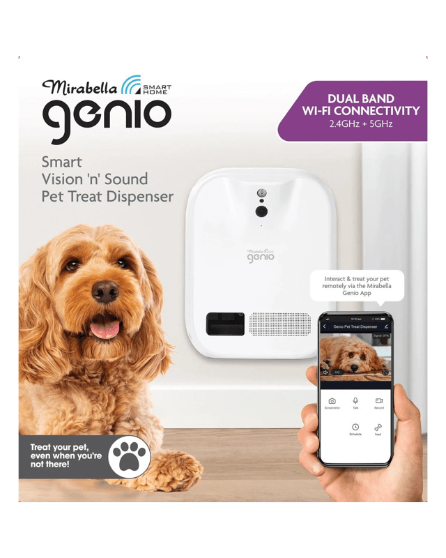 Mirabella Genio Smart Vision 'n' Sound Pet Treat Dispe