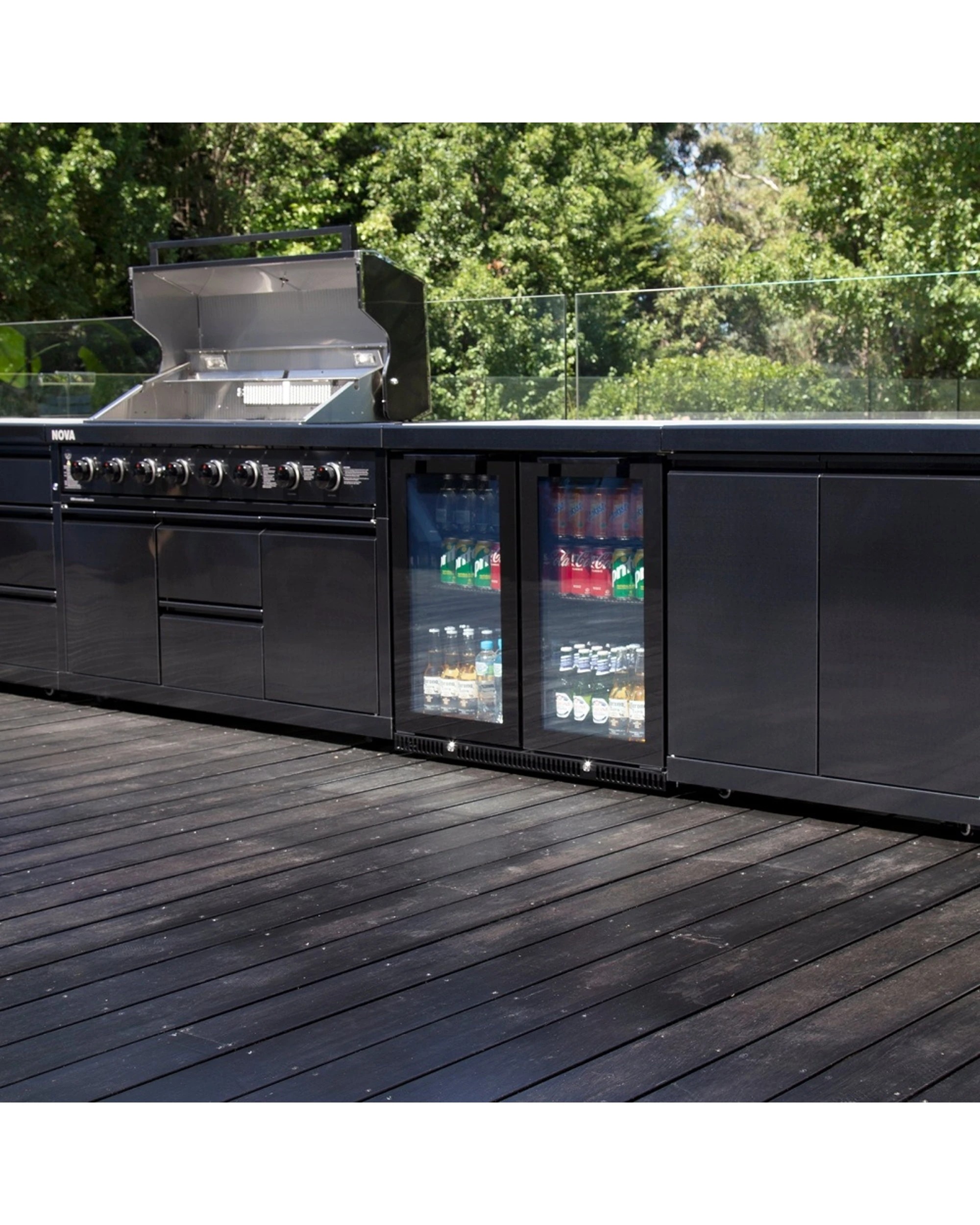 5 Gasmate Nova Graphite Storage Space Module Compact Outdoor Kitchen Cabinet - Charcoal, 5 of 5