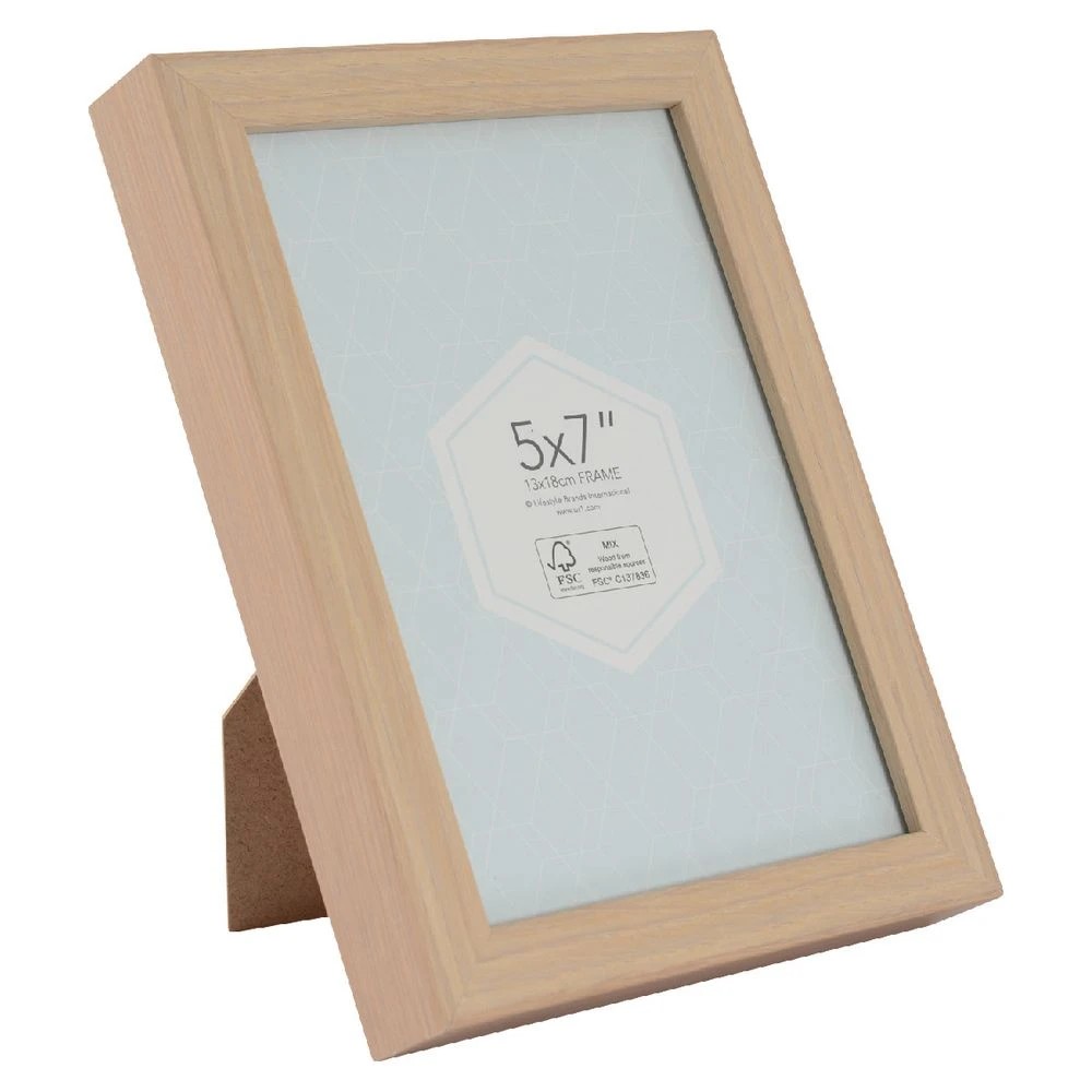 3 Promenade 5x7" Frame Oak, 3 of 5