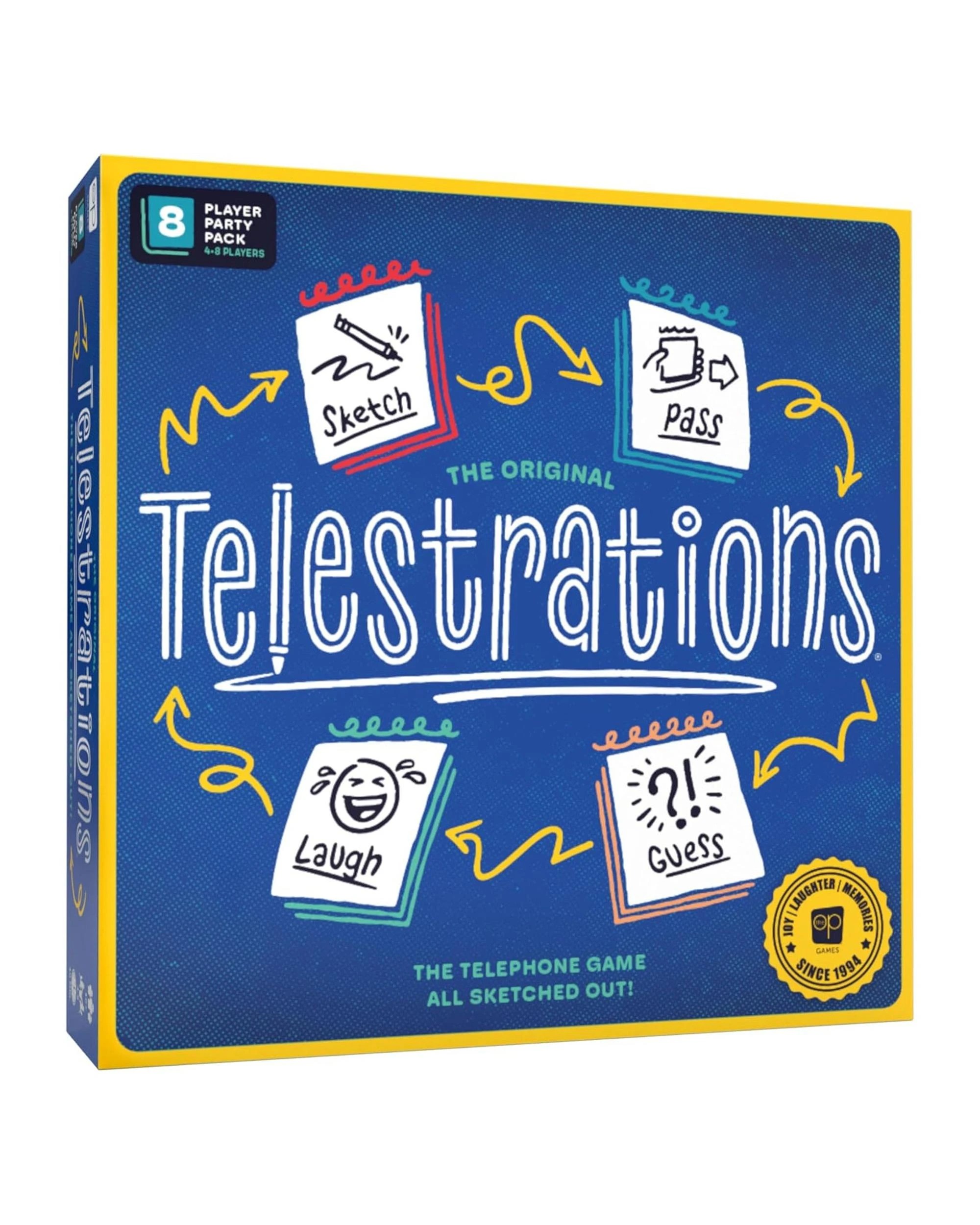 1 Telestrations 8 Player Party Pack Board Game, 1 of 10
