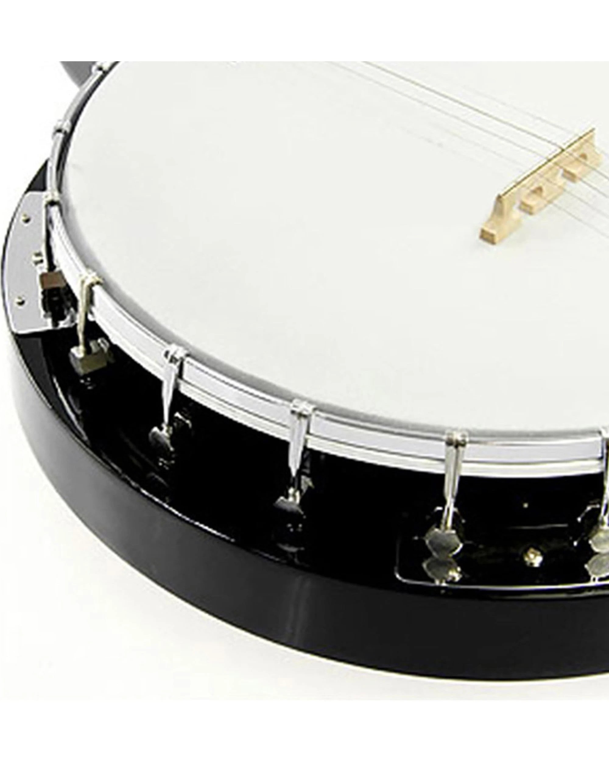 5 Karrera 5 String Resonator Banjo - Black, 5 of 5